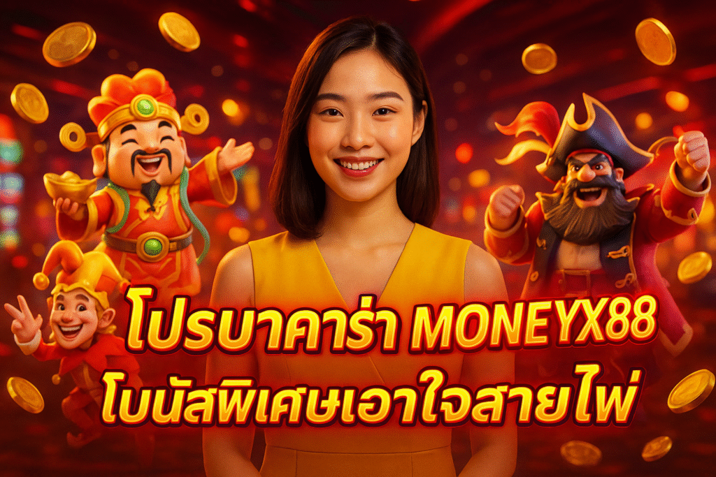 โปรบาคาร่า MONEYX88 โบนัสพิเศษเอาใจสายไพ่