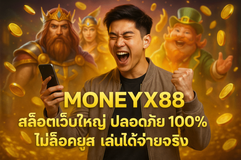 MONEYX88 สล็อตเว็บใหญ่ ปลอดภัย ไม่ล็อคยูส เล่นได้จ่ายจริง