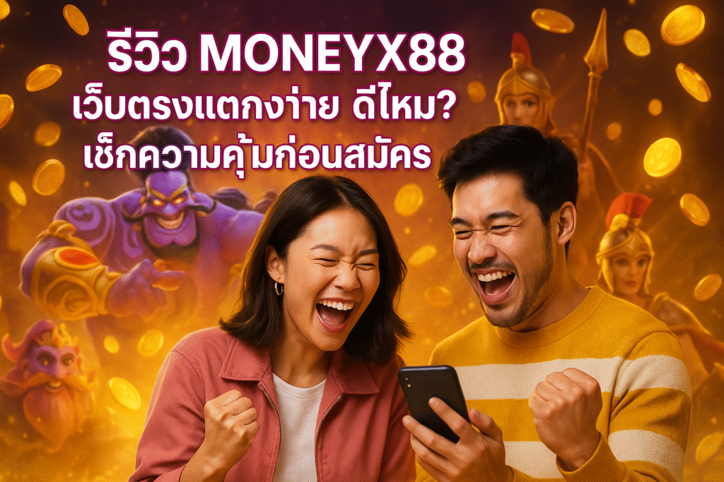 รีวิว MONEYX88 เว็บตรงแตกง่าย ดีไหม? เช็กความคุ้มก่อนสมัคร