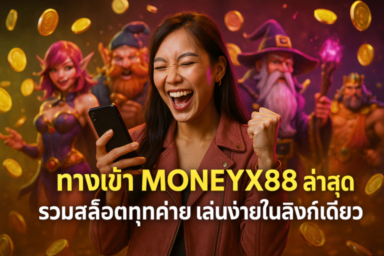 ทางเข้า MONEYX88 ล่าสุด รวมสล็อตทุกค่าย เล่นง่ายในลิงก์เดียว